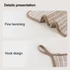 5/10/20Pcs Cleaning Rags Water Absorbent Kitchen Dishcloth Set with Hanging Ring Design Kitchen Cleaning Clothes