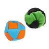 Plush Footbags Hacky Sack Ball, Handmade Multicolored Beanbag, Kids Adults Juggling Kick Ball for Indoor Outdoor Play, Party Favors