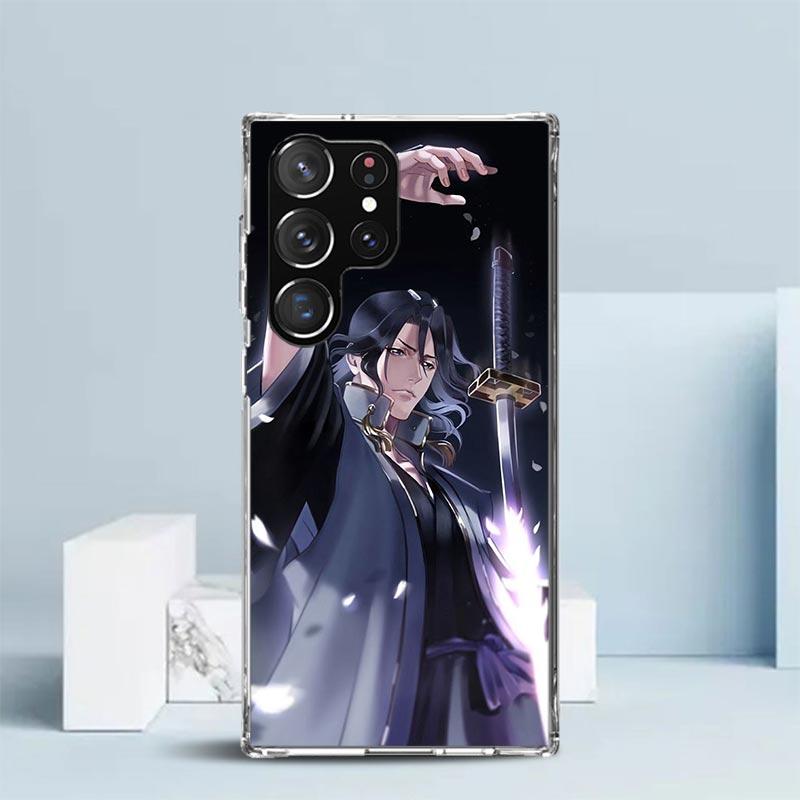 Bleach Kuchiki Byakuya Soft Cover for Samsung Galaxy S25 Edge S26 S24 S23 Ultra Phone Case S22 S21 Plus S20 FE Print Pattern She