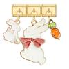3PCS Brilliant Butterfly Dog Rabbit Shell Tulip Moon Y2K Pendant Charm Links Fit 9mm Stainless Steel Bracelet DIY Making Gift