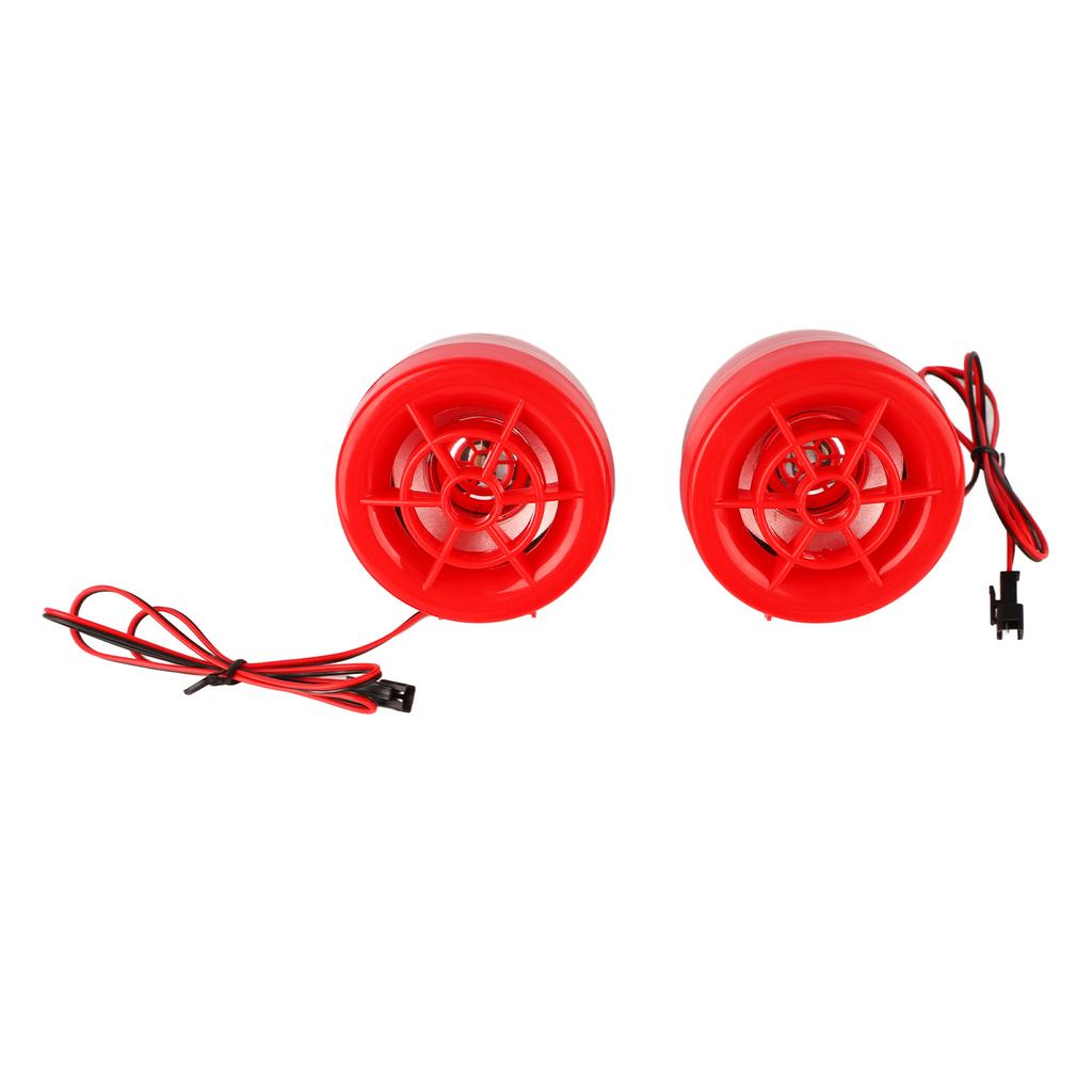 Motorcycle Alarm Sound System with Flashing Light 100Hz to 6KHz MP3 Radio Bluetooth Stereo Speaker for Motorbike