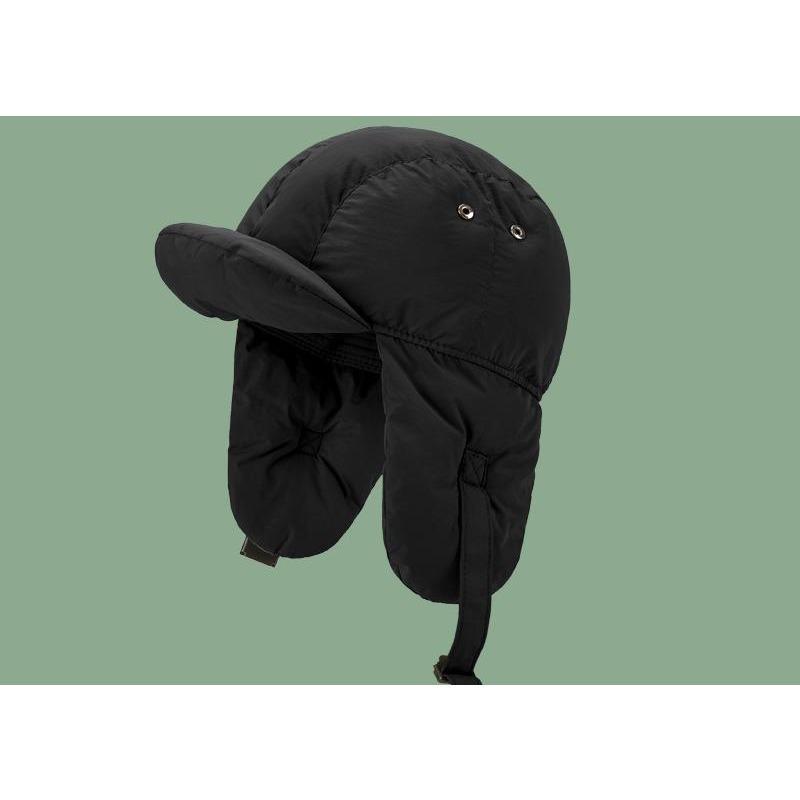 Korean Version of Down Clamp Cotton Lei Feng Hat for Women In Winter Fashion Light Warm Versatile Outdoor Ear Protection Hat for Men