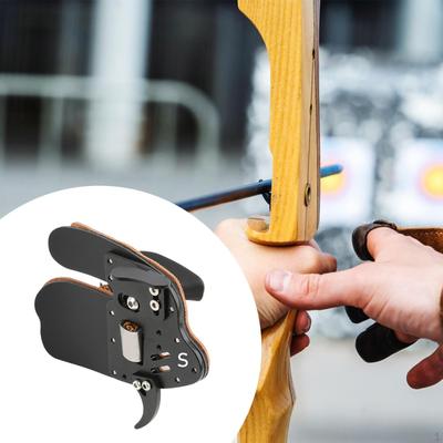 Archery Finger Tab Guard Δερμάτινο Bowstring Saver Δεξιόχειρο ανθεκτικό Fingerguard Fingerguard