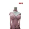 Europe and the United States export new sexy tube top lace fake two irregular shoulder party dress dress