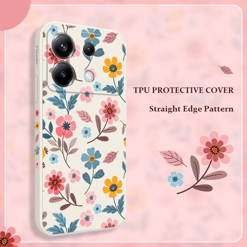 Flowerstalk Flower Phone Case For Xiaomi Poco F8 F7 X7 X6 F6 M6 M5 M5S F5 X5 F4 X4 M4 F3 X3 Ultra Pro GT Silicone Cover