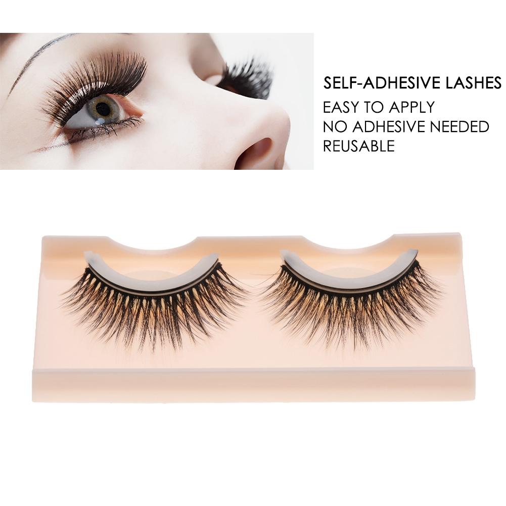 3D Professional Self Adhesive Eyelashes No Stimulation False Eyelashes Extension
