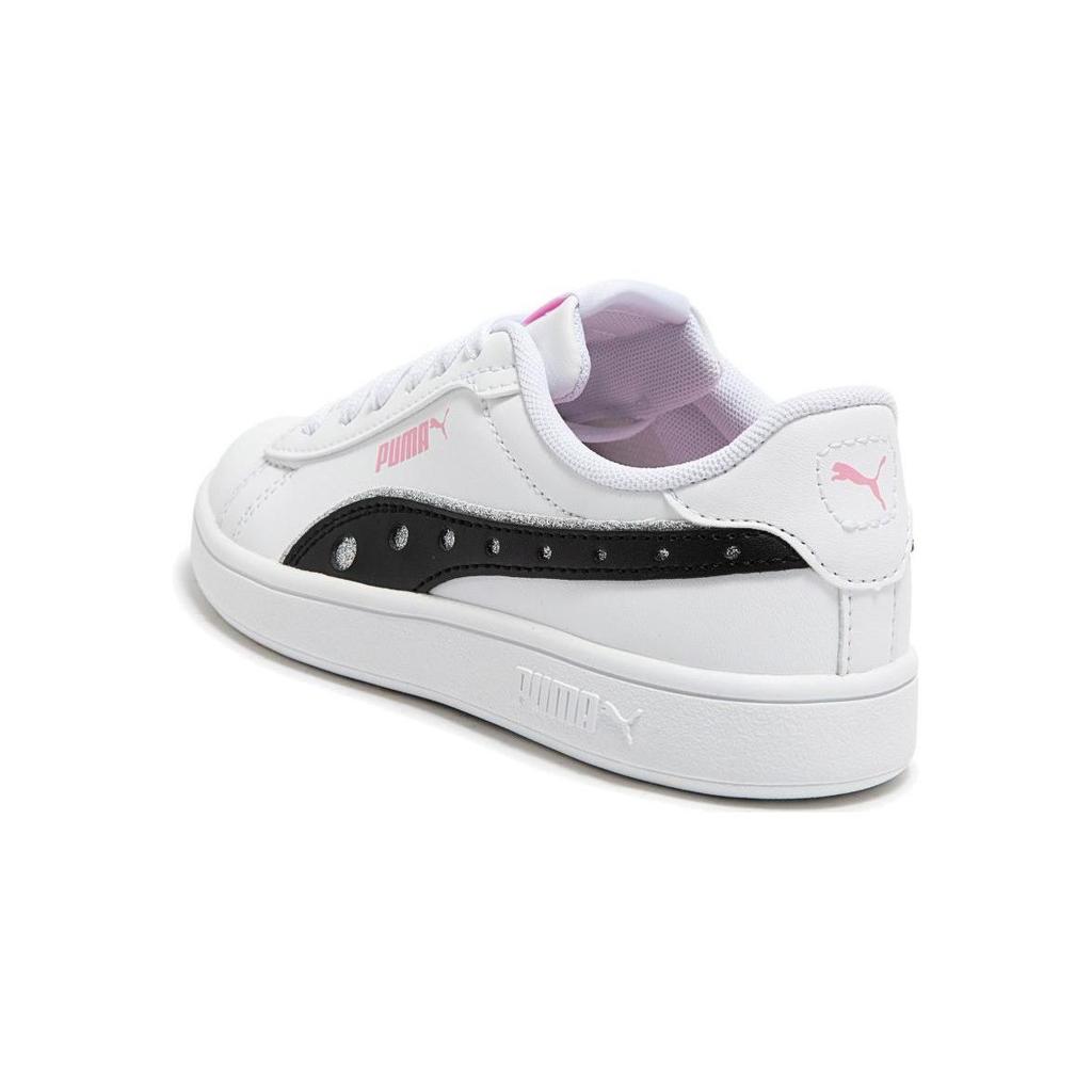 Puma Smash 3.0 Dance Party V Ps Low Top Kids Sneakers Kids sneakers White Black 395607-01