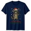 Raccoon Its Fine Im Fine Christmas Holidays Unisexs TShirt Unisexs Graphic Tee