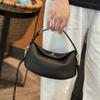 Genuine Leather Women's Crossbody Bag Fashionable Hand-held Bucket Bag Light and Casual Single-shoulder Bag