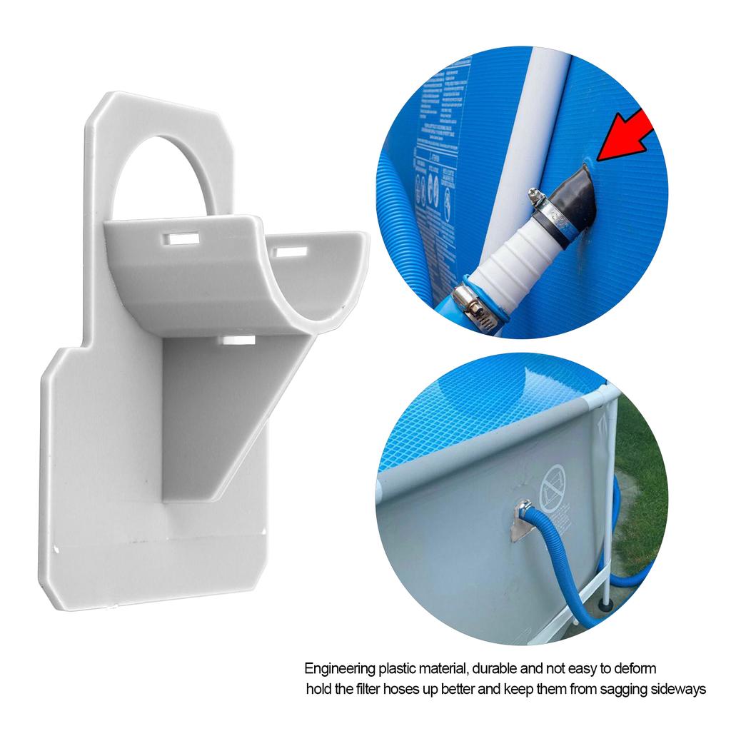 Swimming Pool Pipe Holders Engineering Plastic Water Hose Support Bracket Set for Outlet Hose