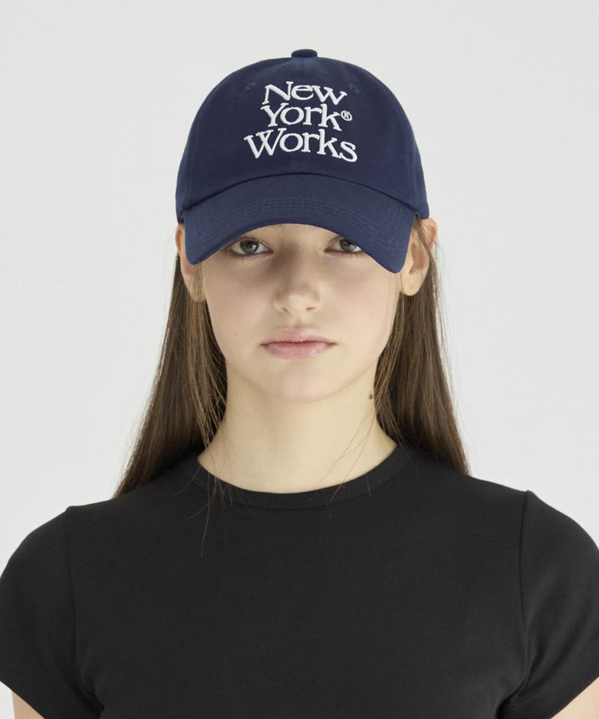 Nyuyogwogseu Mix Logo Ball Cap_ Navy