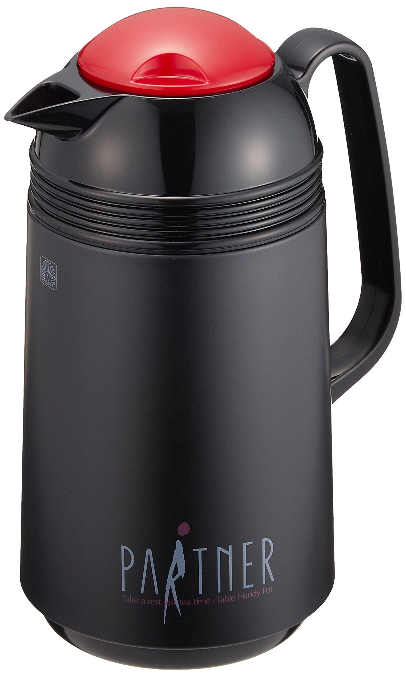 

Peacock Handy Pot Glass Tabletop Thermal Black B 1.0L GHC-100 чёрный