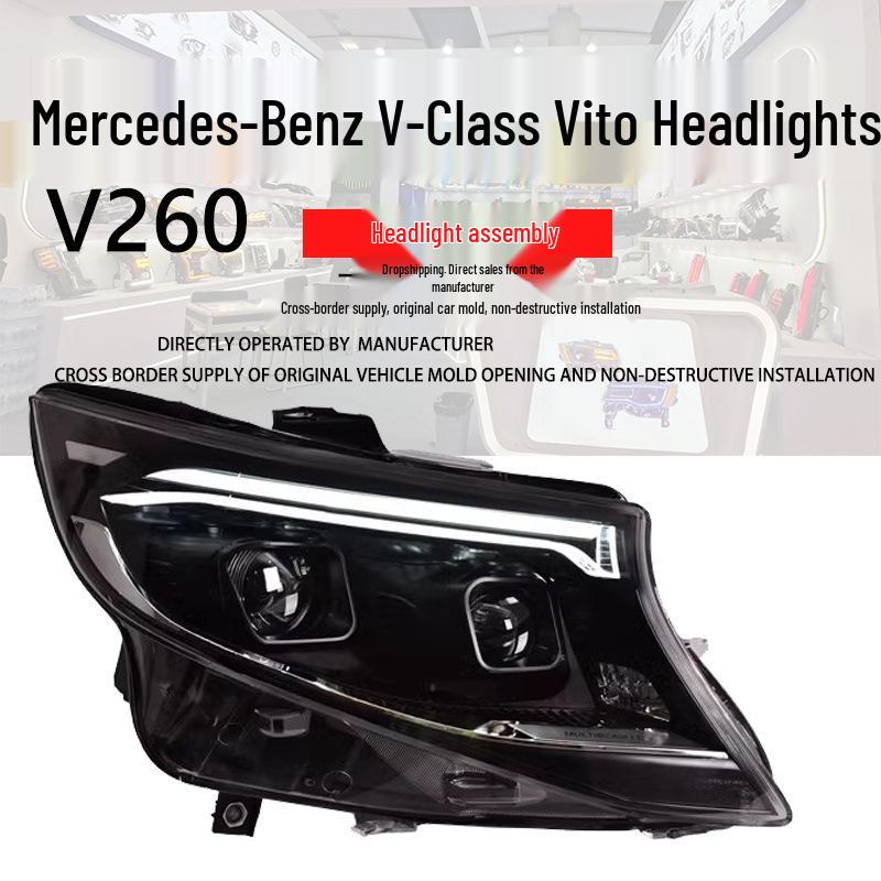 Mercedes-Benz V-Class Headlight Assembly (2016-2023) VITO Modified 2024 LED Headlights