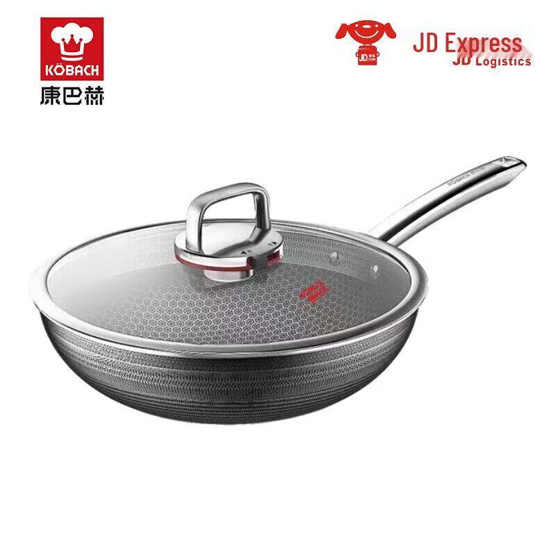 Kangbach 6th Gen Honeycomb Non-stick Stainless Steel Wok