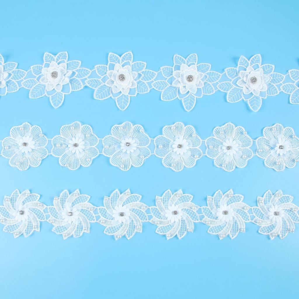 Special For Mesh Lace Accessories, Headgear Accessories, Clothing Decoration Accessories, Polyester Silk Lace Bead Lace