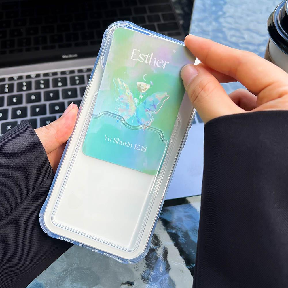 Card Phone Case for iPhone 17 16 15 Pro Max 17 16 15 Pro for Samsung S25 S24 S23 S22 Ultra S21 S20 FE A05s A25 A35 A55 for Xiaomi Redmi Note 12 Case