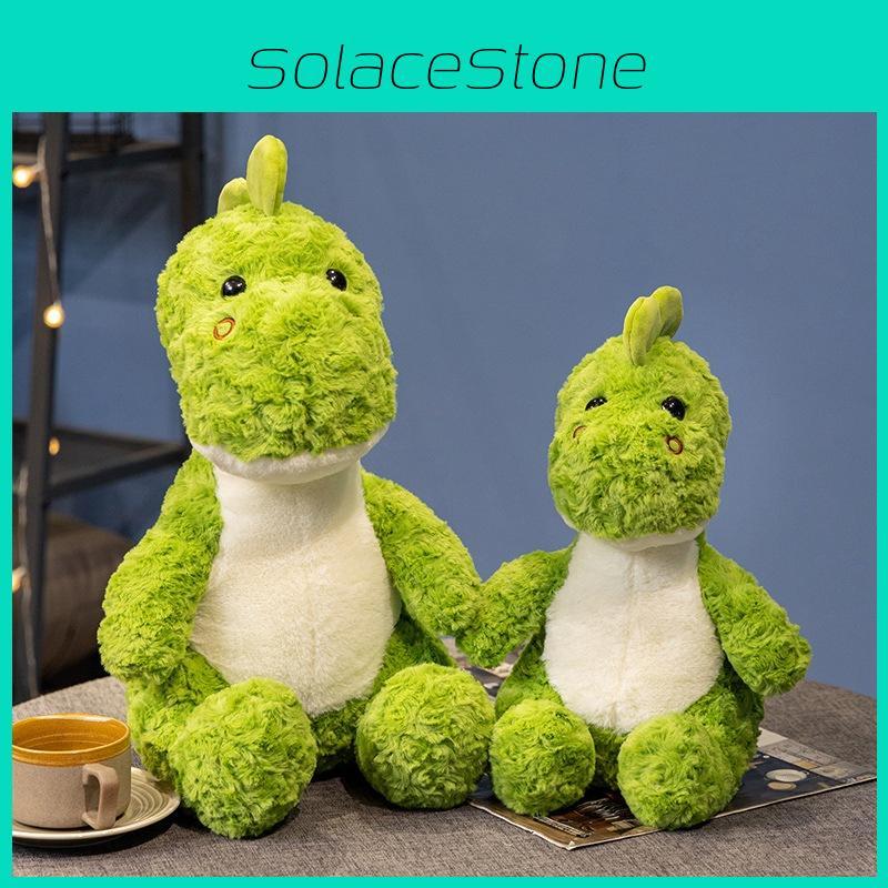 Green Dinosaur Adorable Plush Toy Soft Stuffed Animal Pillow For Sleep  Comfort