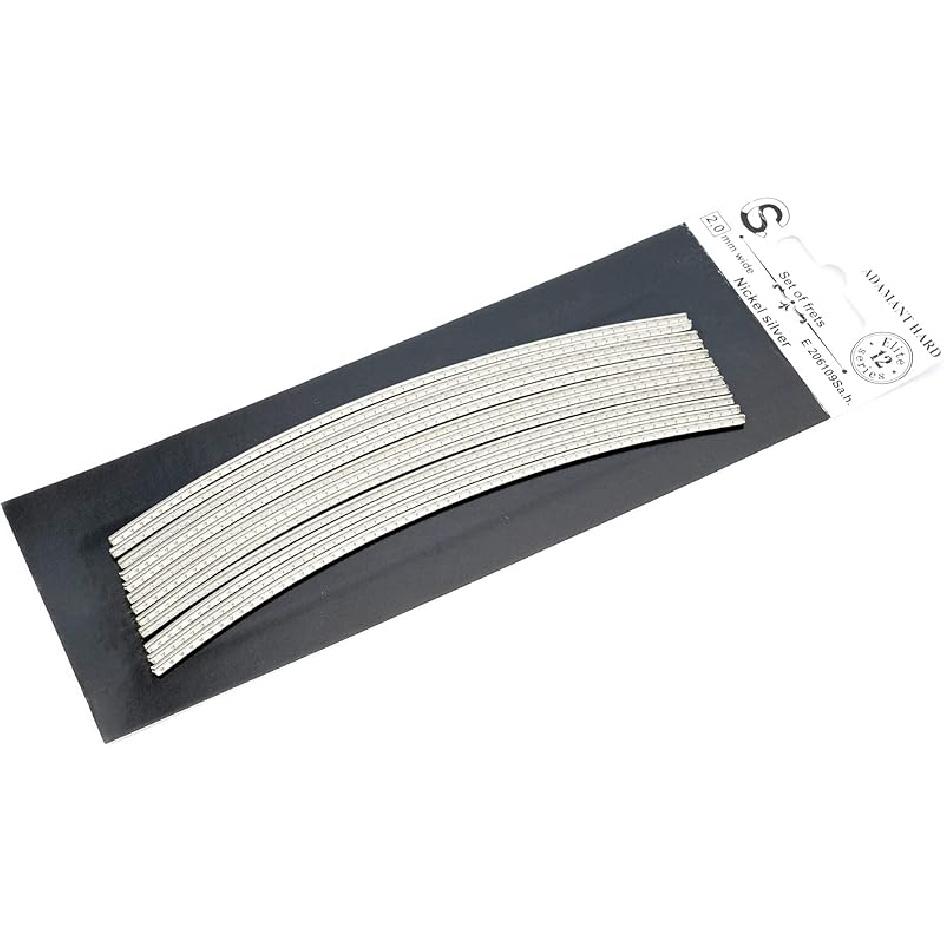 Sintoms E206109 Elite Series Nickel Silver Extra Hard 2.0mm Small Fret Wire Set for Vintage Fender Classic Acoustic Guitar 2.0mm Width
