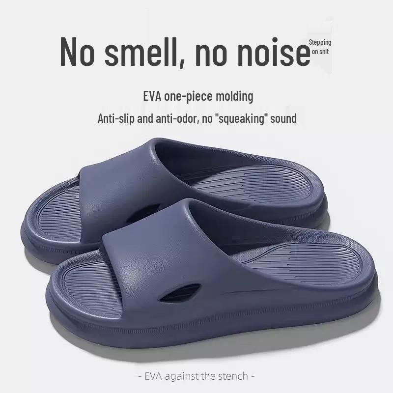 Eva Non-Slip Thick Bottom Slippers: Summer Indoor/Outdoor Options for Men & Women, Odor-Free Comfort