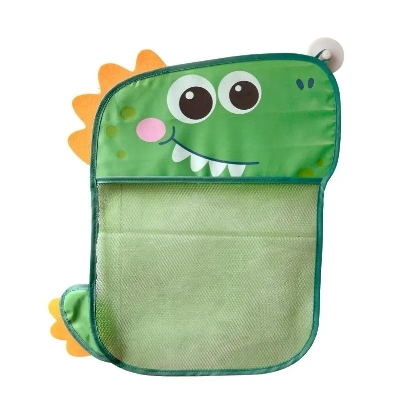 Mesh Baby Bath Toy Storage Bags Sucker Design Baby Bath Organizers for Bathtub Toys Cartoon Animal Cloth Sand Toys Storage Net