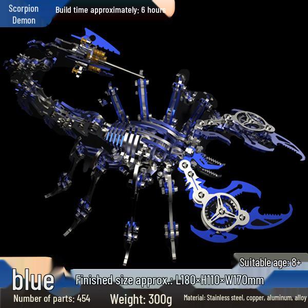 

Металлическая 3D модель Дракон Зеро Скорпион Пазл Игрушка