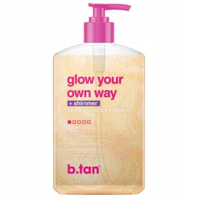 B.tan GLOW YOUR OWN WAY Gel Autobronceador con Brillo 473 ml