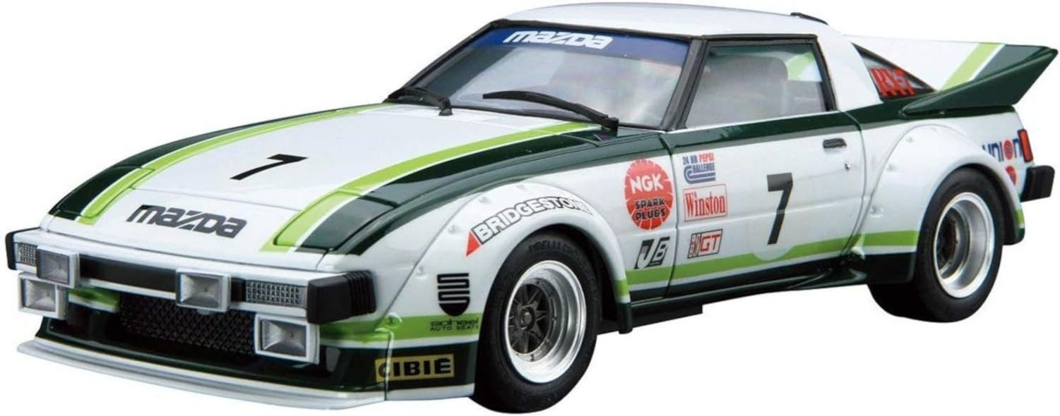 

Aoshima Bunka Kyozai Серия Модель автомобиля Mazda SA22C Daytona Пластиковая модель 1/24 №22 RX-7 79 (Машина)