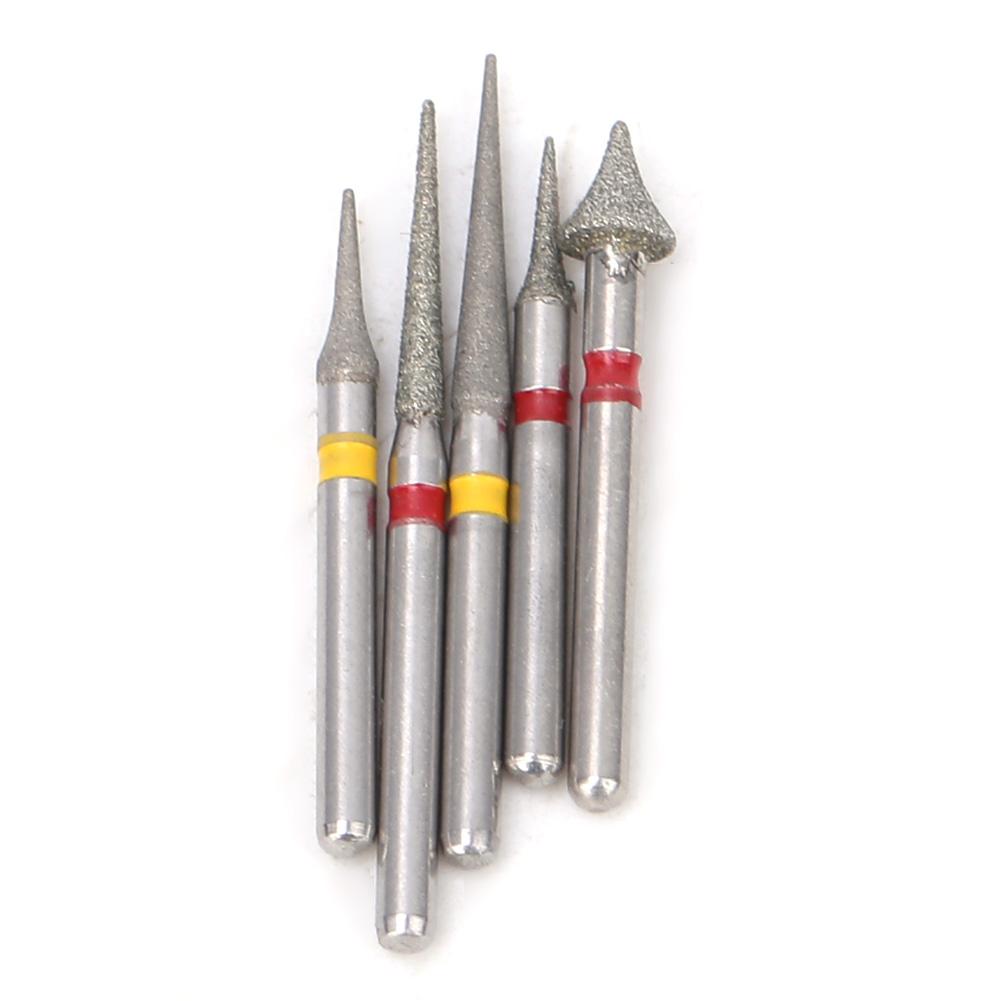 5pcs Dental High Speed Diamond Burs Orthodontic Interproximal Enamel Set Dentist Tools Lab