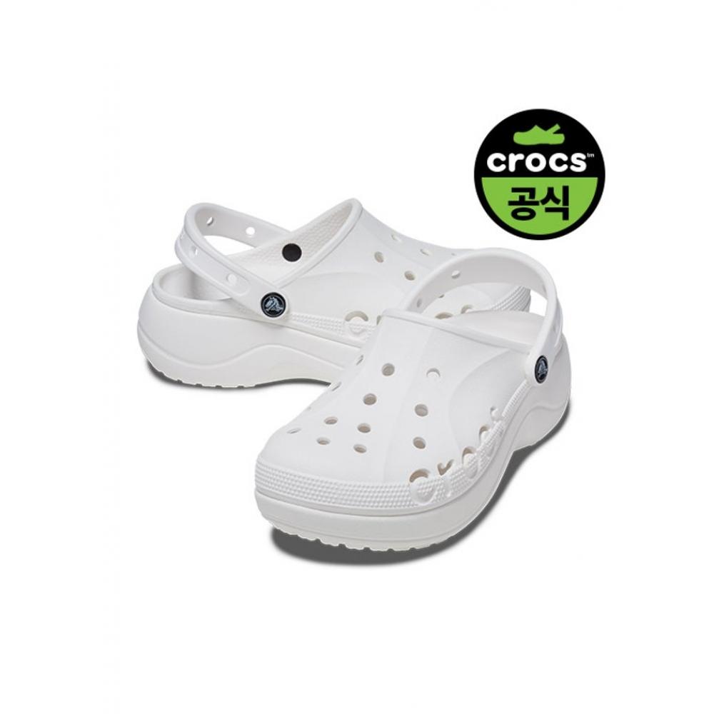 

CrocS Women S Baya Platform Clog Wt WHITE Z100 W6 230