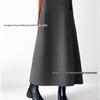 2025 Autumn/Winter Japanese V-Neck Spaghetti Strap Woolen Dress