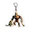 Tung Tung Tung Sahur 5Cm Acrylic Keychain Accessories – Whimsical Abstract Mirage Creature Designs Bag Charm