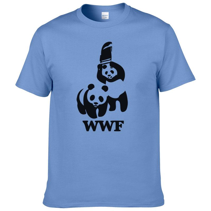 Panda Comedy Short Sleeve Cool Camiseta T Shirt Men T Shirt Summer Fashion Funny T-shirt #188