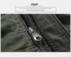 Men's Mid-Length Winter Slim Fit Washed Cotton Jacket - Thick Workwear Coat