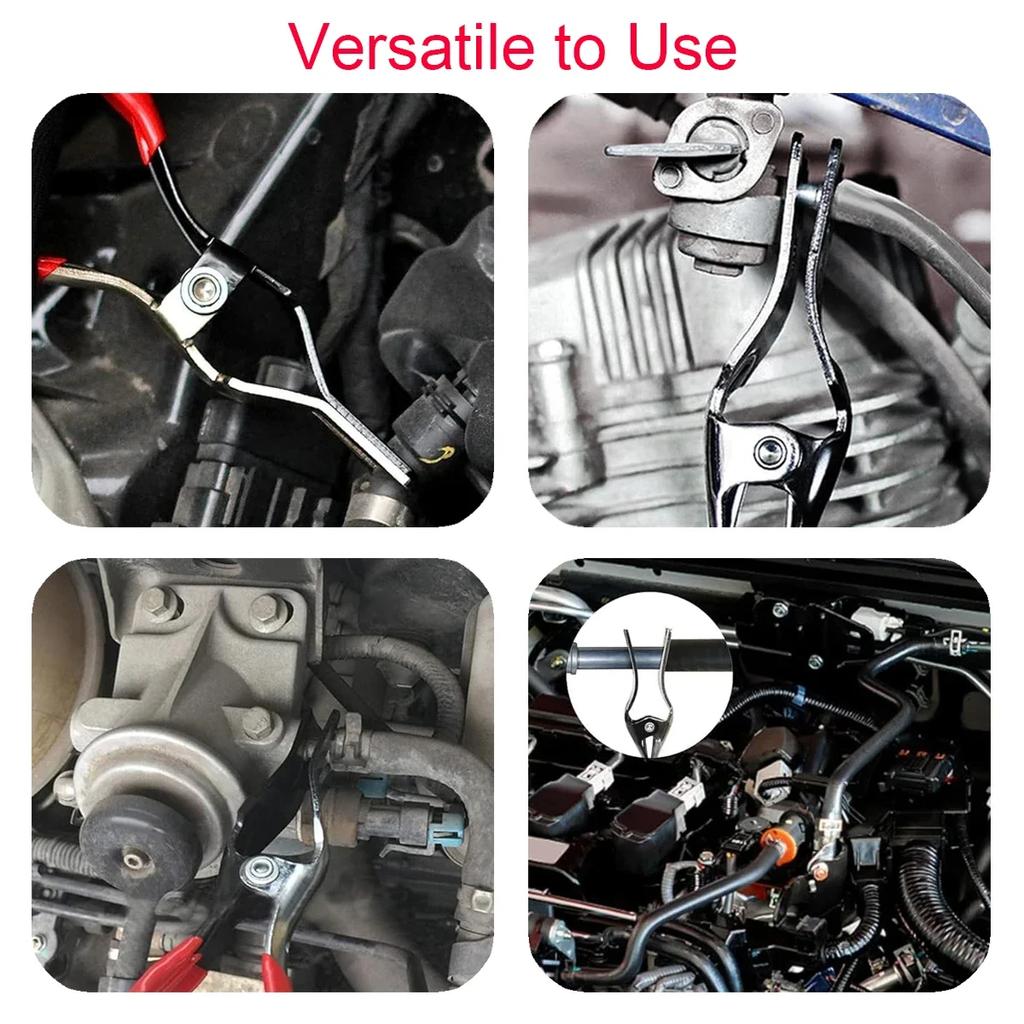 Fuel filter hose pipe clamp removal tool car pipeline oil pipe separation fixture joint tightening pliers