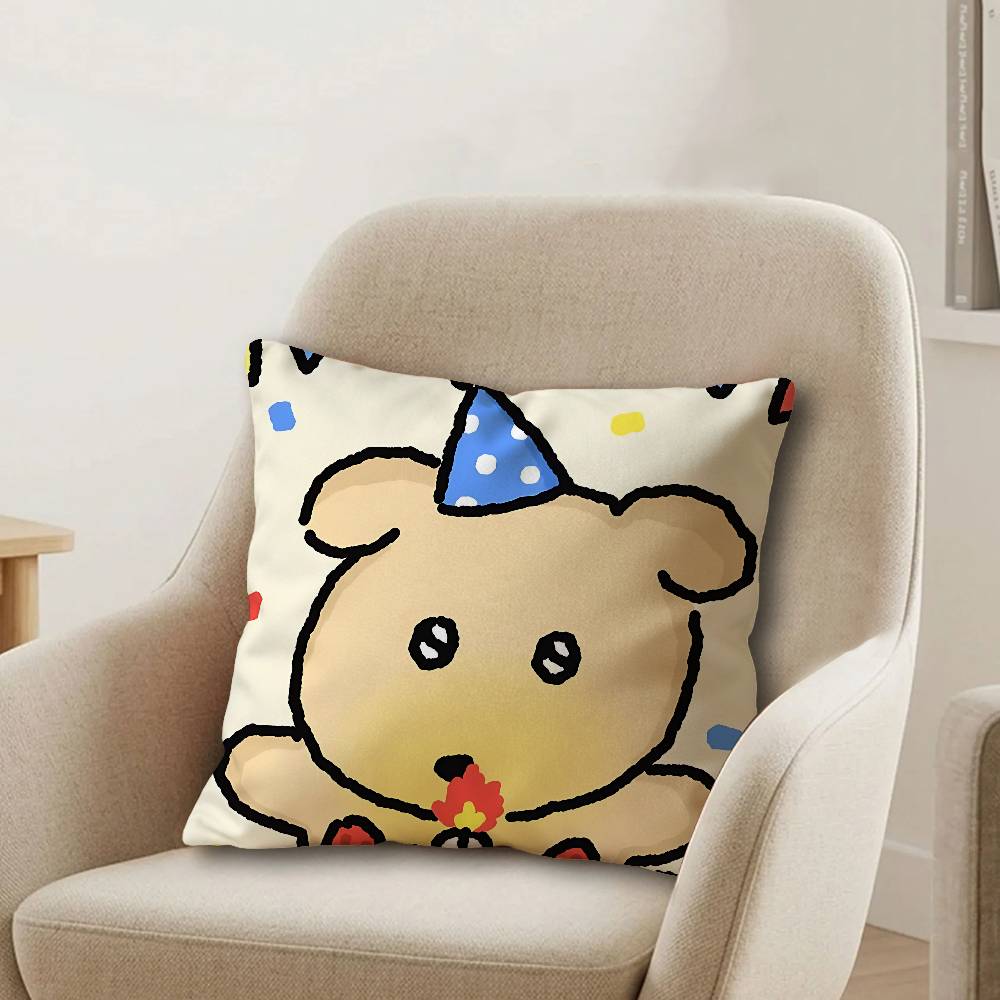 G-Ggamja Pillow Anime Pillow Sofa Bed Head Pillow Cover Cushion Cover 45x45 cm Fashion