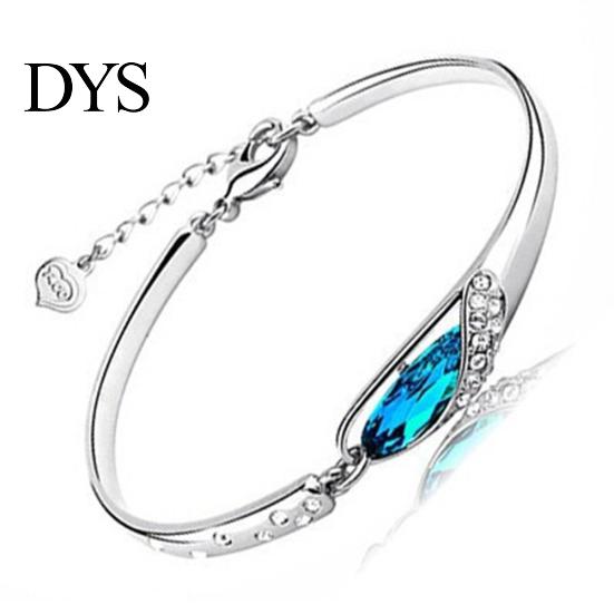 Women Fashion Rhinestone Butterfly Jewelry Set Necklace + Earrings Bracelet
