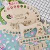 Cat DIY Crafts Needle Arts Sewing Machine Wood Butterfly Thread Holder Storage Tools Embroidery Floss Organizer Cross Stitch