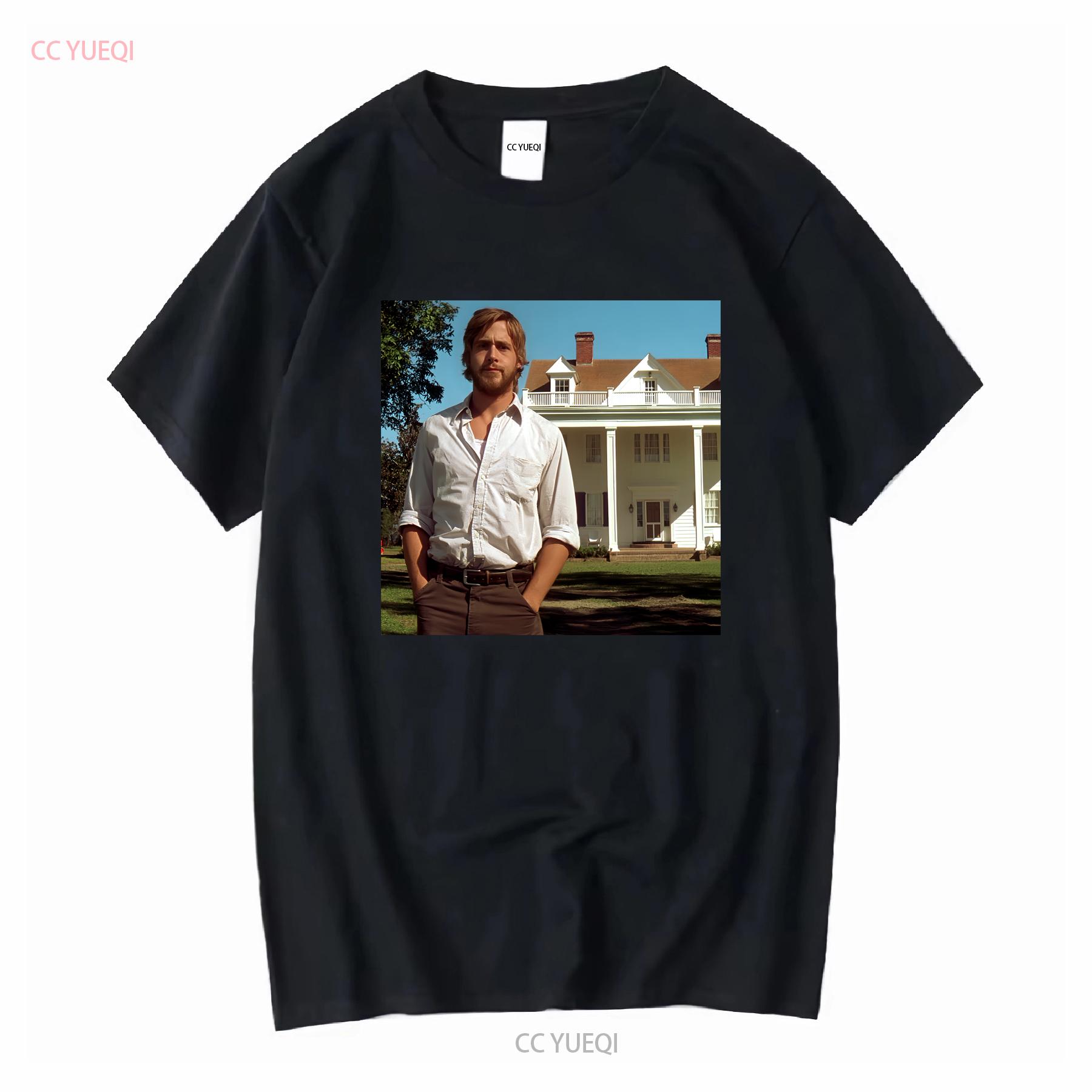 

Ryan Gosling The Notebook Noah Heavy Cotton T Shirt long or short sleeves vintage Washed fashion designer clothes Soft Casual 4XL