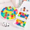 25mm Multicolor Bouncy Ball - Amusement Park Marble Candy Colors, A Fun and Colorful Gift for Kids.