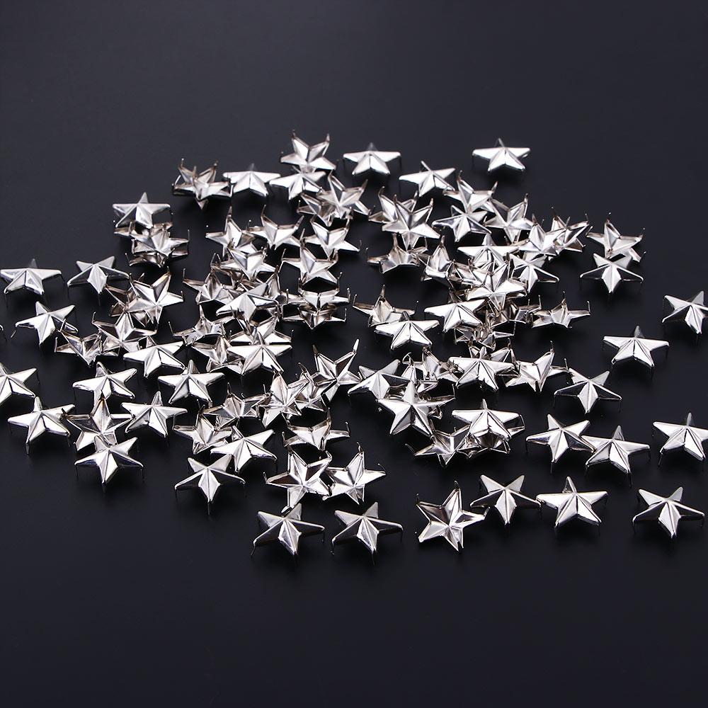 Metal Releasable for Hat,Bag,Clothes Quality Star Rivets DIY Studs Garment Supplies Sewing Decor