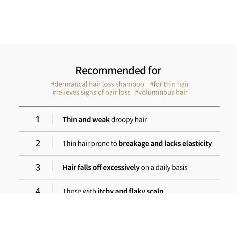 Lador - Dermatical Hair Loss Shampoo For Thin Hair