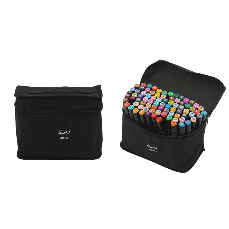 Dual-Tip Alcohol Oil-Based Marker Set for Kids - Colorful Watercolor Drawing Pens