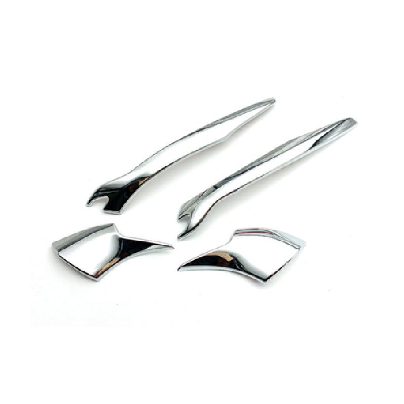 Chrome Rearview Mirror Stripe Lid Cover Trim For -2025 Mazda CX-30 CX30 4pcs