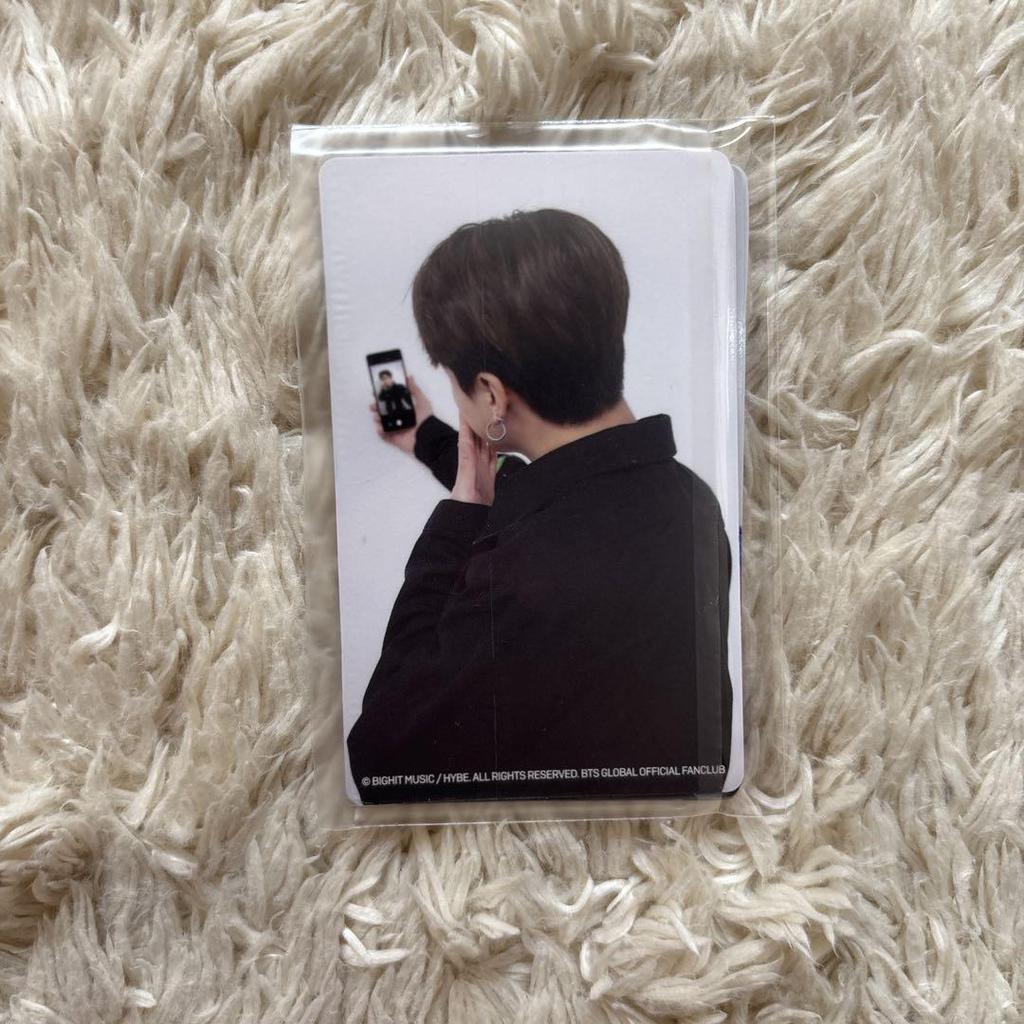 [USED] BTS GLOBAL OFFICIAL FANCLUB bonus trading card