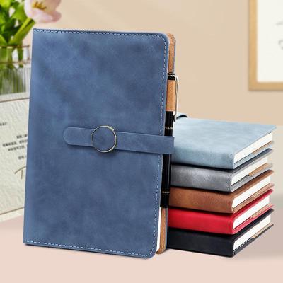 Enhanced A5 Custom Buckle Soft-Cover Business Notebook with Logo Print