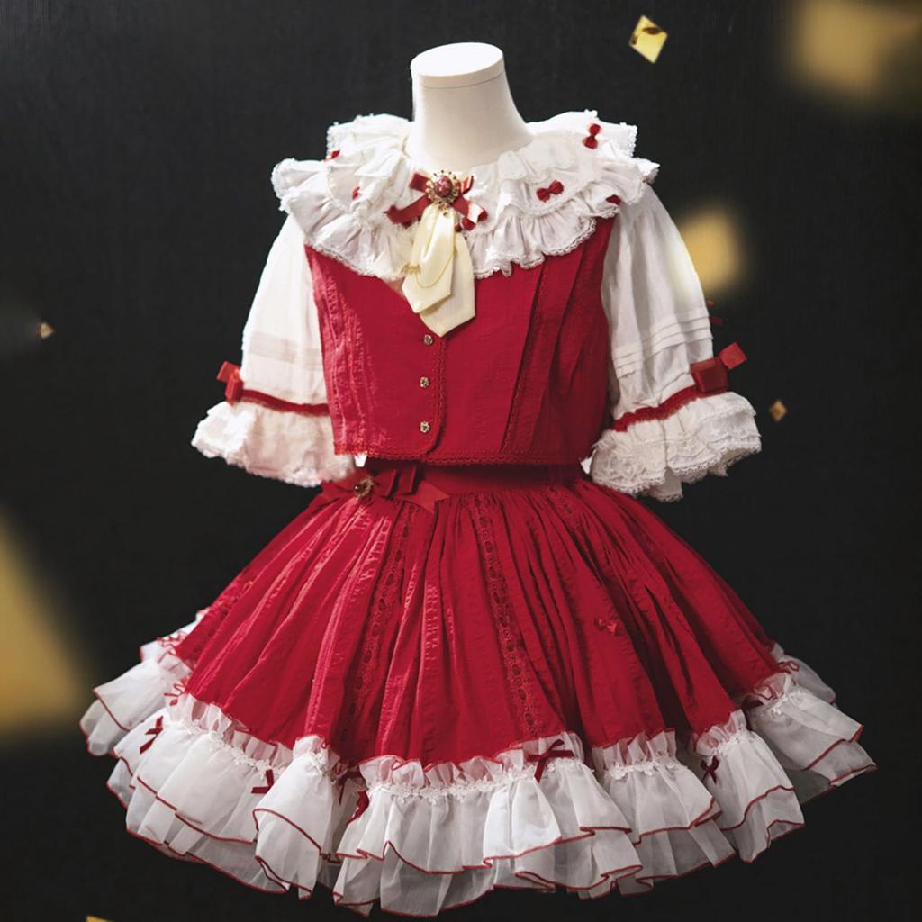 [Milky Time] Flandre Scarlet Cosplay Anime Halloween Lolita Costume (M)