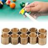 10pcs Copper Tip Billiards Cue Ferrules Portable Billiard Cue Tips  Billiards Repair