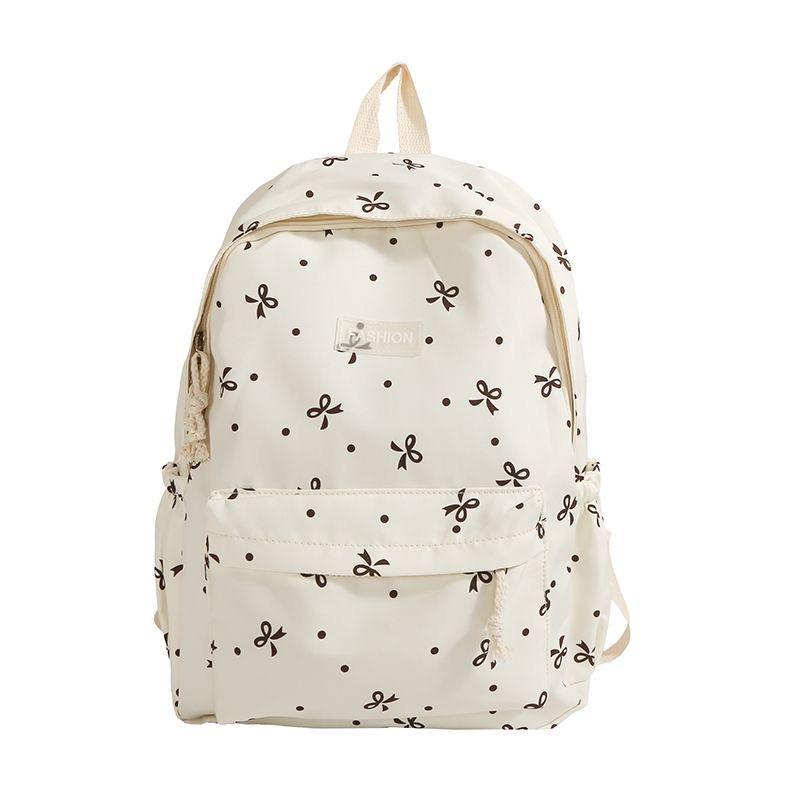 

Women bow schoolbag college students casual and versatile backpack travel backpack for girls