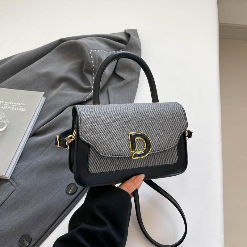 

Daily practical commuting versatile high-end temperament women s appearance handbag simple shoulder messenger bag women чорний