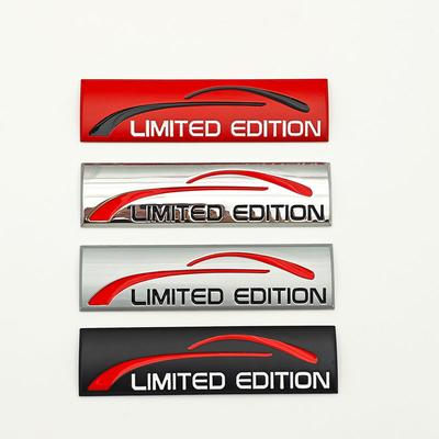 3D Metal Alloy Limited Edition Logo Car Fender Side Rear Trunk Sticker Emblem Badge Auto Modification Labels Accessories